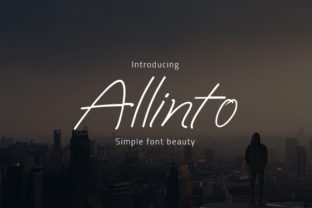 Allinto: A Fresh Sans Serif Typeface for Modern Editorial Design