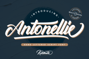 Antonellie: A Bold Script Font for Branding