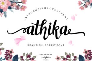 Athika: A Modern Script Font for Campaign Design