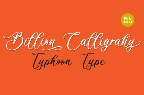 Billion Calligraphy: A Timeless Script Font for Makers