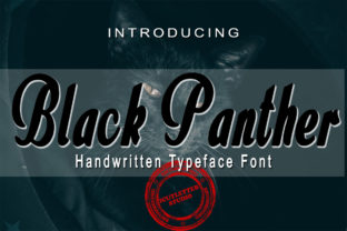 Black Panther: A Modern Handwritten Font for Editorial Design