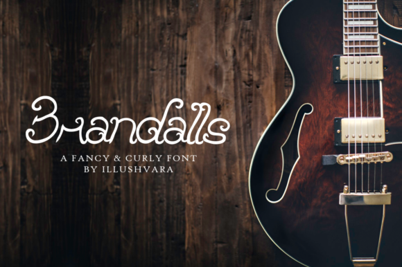 Brandalls Font: A Curly Script for Makers