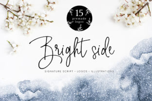 Bright Side: A Modern Script Font for Editorial Design