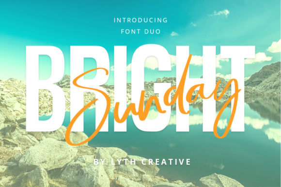 Bright Sunday Typeface for Branding