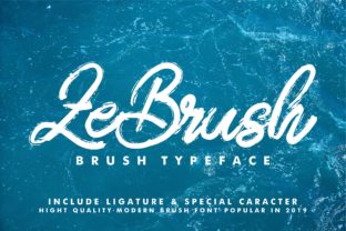 Elevate Your Brand with the ZeBrush Typeface