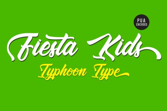 Fiesta Kids Font for Crafters