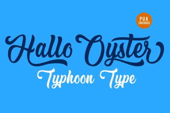 Hallo Oyster: A Bold Script Font for Branding