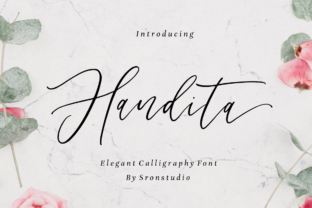 Handita: A Script Font for Modern Branding