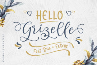 Hello Grizelle Duo: A Charming Handwritten Font for Crafters