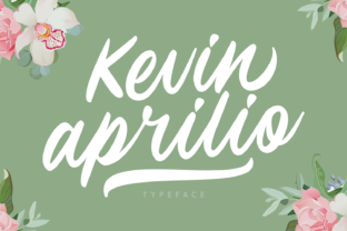 Kevin Aprilio: A Modern Script Font for Editorial Design