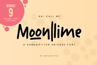 Moonllime Font: Elegant Handwritten Style for Brands