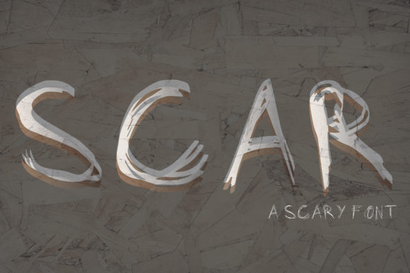 Scar Font: A Bold Typeface for Digital Impact