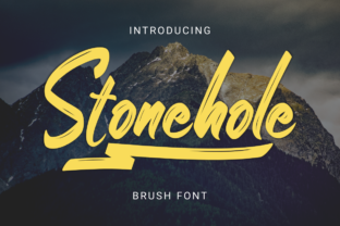Stonehole Font: Bold Script for Digital Impact