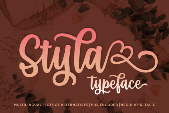 Styla: The Handwritten Font That Elevates Brand Identity