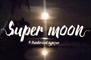 Super Moon Font: Bold Script for Crafters