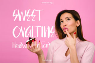 Sweet Ovaltine Font for Editorial Design