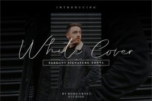 White Cover: A Handwritten Typeface for Editorial Design