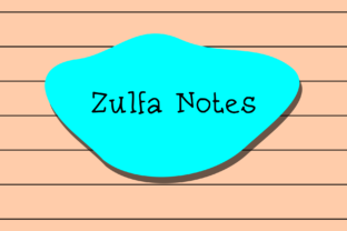 Zulfa Notes Font for Authentic Branding